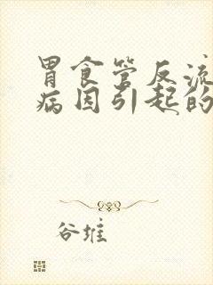 胃食管反流什么病因引起的