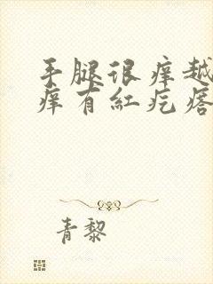 手腿很痒越抓越痒有红疙瘩