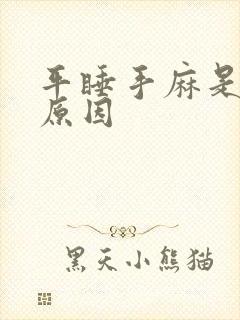 平睡手麻是什么原因