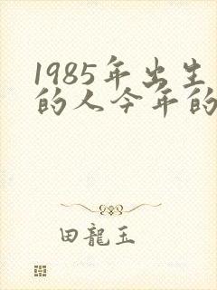 1985年出生的人今年的运气