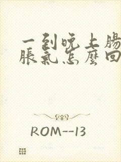 一到晚上肠子就胀气怎么回事