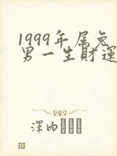 1999年属兔男一生财运如何