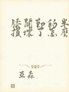 膝关节的半月板损坏了怎么治