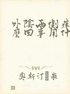 外阴两侧痒是怎么回事用什么药