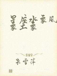 星座水象风象火象土象封面