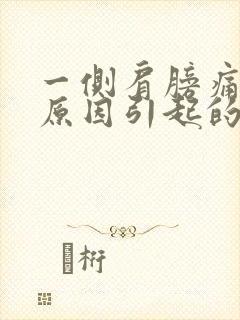 一侧肩膀痛什么原因引起的呢