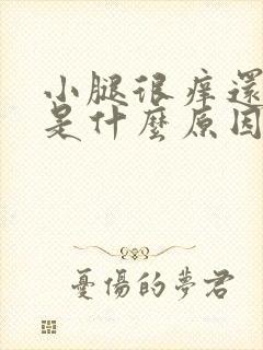 小腿很痒还肿了是什么原因