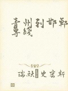 青州到邯郸物流专线封面