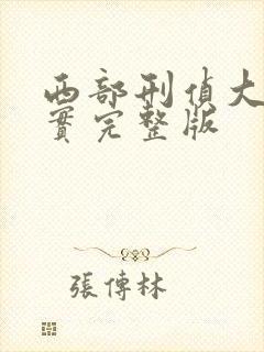 西部刑侦大案纪实完整版