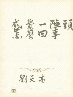 感觉一阵头晕是怎么回事