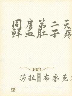 同房第二天出血鲜血肚子疼封面