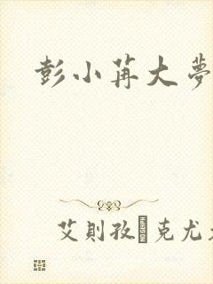 彭小苒大梦归离