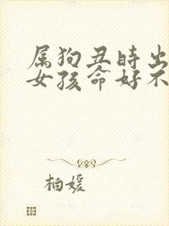 属狗丑时出生的女孩命好不好