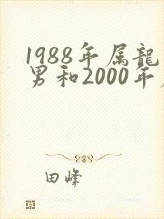 1988年属龙男和2000年属龙女配吗