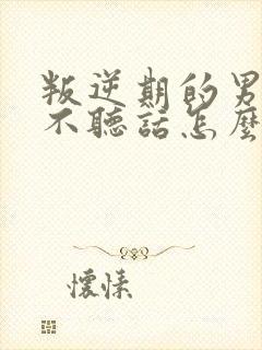 叛逆期的男孩子不听话怎么去沟通