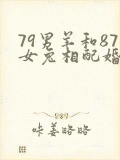 79男羊和87女兔相配婚姻如何