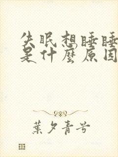 失眠想睡睡不着是什么原因造成的