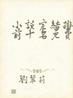 小说完结排行榜前十名免费