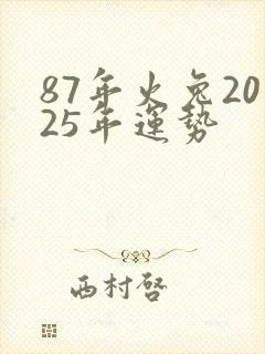 87年火兔2025年运势