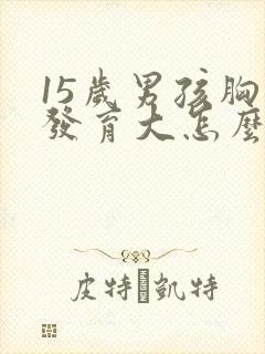 15岁男孩胸部发育大怎么回事封面