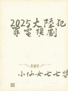 2025大陆犯罪电视剧封面