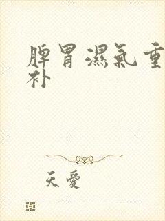 脾胃湿气重怎么补封面