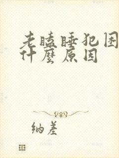 老瞌睡犯困了是什么原因封面