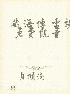 藏海传 电视剧 免费观看封面