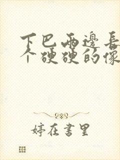 下巴两边长了一个硬硬的像痘的包封面