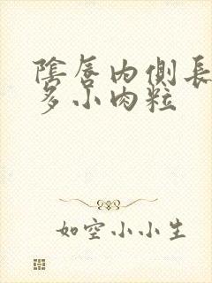 阴唇内侧长了好多小肉粒