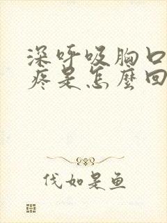 深呼吸胸口后背疼是怎么回事