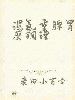 湿气重脾胃差怎么调理