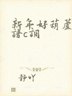 新年好葫芦丝简谱c调