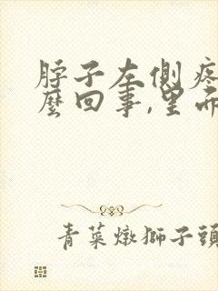 脖子左侧疼是怎么回事,里面有包封面