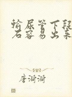 输尿管下段的结石容易出来吗封面