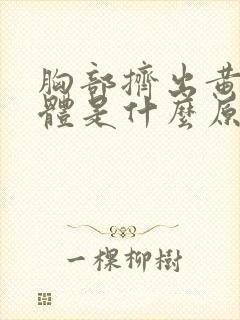 胸部挤出黄色液体是什么原因