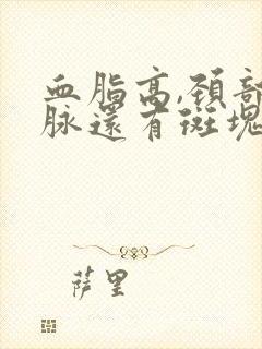 血脂高,颈部动脉还有斑块