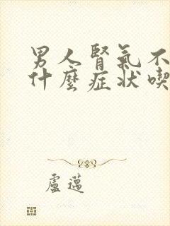 男人肾气不足有什么症状吃什么药