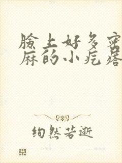 脸上好多密密麻麻的小疙瘩怎么办