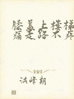 膝盖上楼梯时疼痛走路不疼痛是怎么回事封面