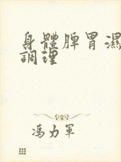 身体脾胃湿气重调理