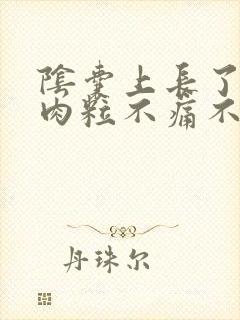 阴囊上长了白色肉粒不痛不痒