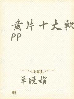 黄片十大软件app