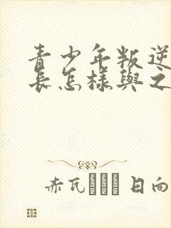 青少年叛逆期家长怎样与之沟通封面