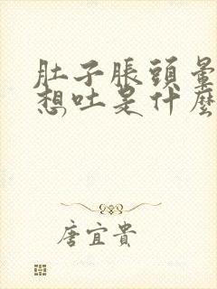 肚子胀头晕恶心想吐是什么原因造成的