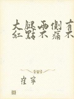 大腿两侧有很多红点不痛不痒