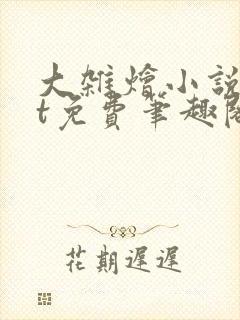 大杂烩小说txt免费笔趣阁