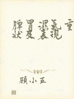 脾胃湿气重的症状及表现