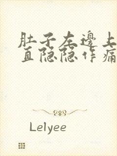 肚子左边上面一直隐隐作痛是怎么回事封面