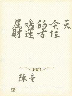 属鸡的今天打牌财运方位